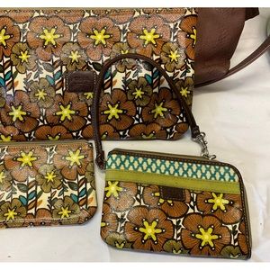 3 Piece Fossil Key-Per Tote Set